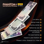 TECWARE Phantom+ Elite 87 Key RGB Mechanical Gaming Keyboard, LED Backlit - Image 2