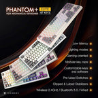 TECWARE Phantom+ Elite 87 Key RGB Mechanical Gaming Keyboard, LED Backlit - Image 2