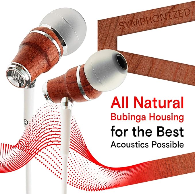 Symphonized Wired Earbuds with Microphone 3.5mm — Noise Isolating Headphones - Image 2