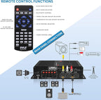 Pyle Wireless Bluetooth Home Audio Amplifier - 100W 5 Channel Home Theater - Image 3