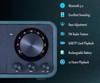 Vintage Radio FM Radio with Bluetooth Retro Bluetooth Speaker with SD/USB - Image 3