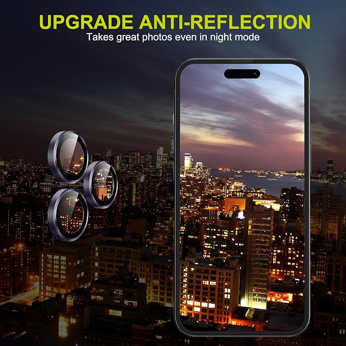 WSKEN for iPhone 14 Pro/iPhone 14 Pro Max Camera Lens Protector, HD Tempered - Image 6