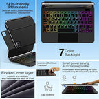 for iPad Pro 13 Inch Case with Keyboard，Magic-Style Magnetic – 7 Colors - Image 5