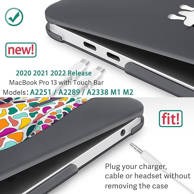 May Chen Compatible with MacBook Pro 13 inch Case 2022 2021 2020 Release Models - Image 2
