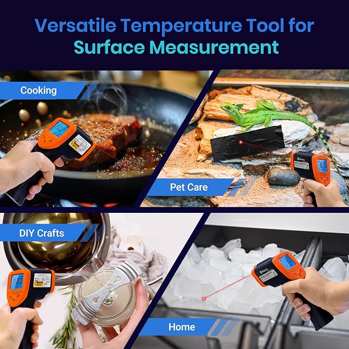 Etekcity Infrared Thermometer 1080, Heat Temperature Temp Gun - Image 2