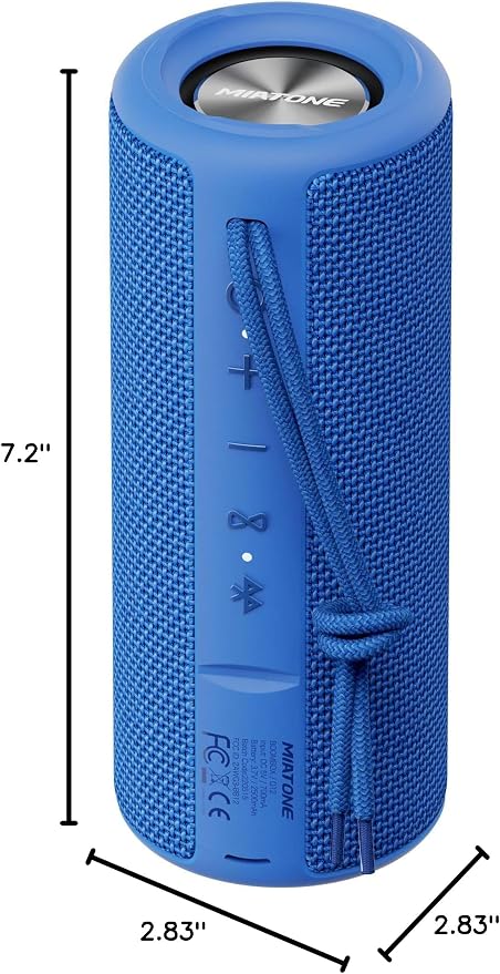 MIATONE Boombox Outdoor Portable Bluetooth Speakers Wireless Speaker Waterproof - Image 8