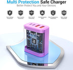 USB C Block 40W, 4 Ports Wall Plug Fast Charging Block, PD+QC Multiport Power - Image 2