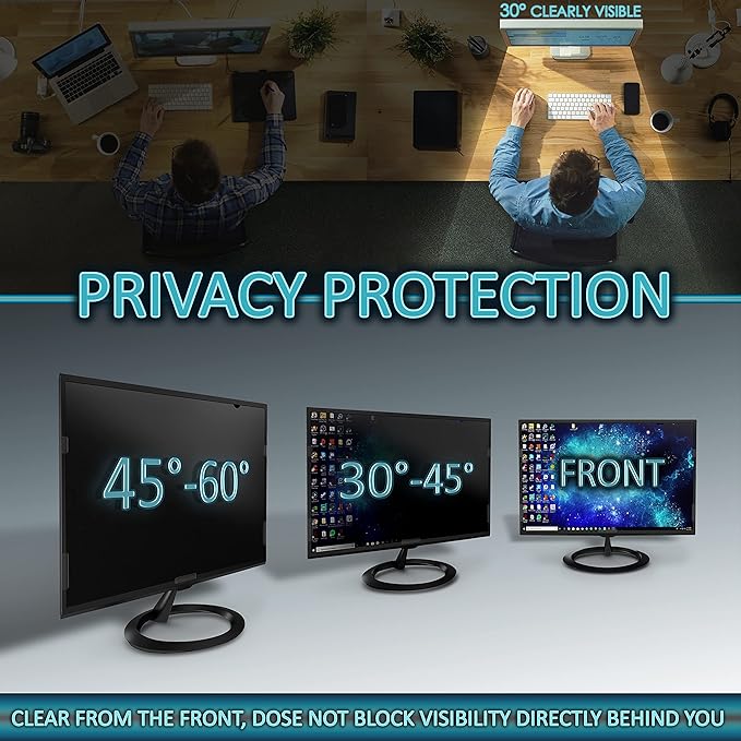 Privacy Screen Filter for 19 Inches Desktop Computer Square Monitor - Image 2