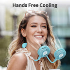 PANERGY Portable Neck Fan Rechargeable Hand Free Personal Fan Mini Wearable - Image 6