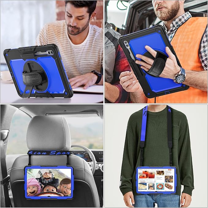 SEYMAC stock Case for Samsung Galaxy Tab S10 Ultra / S9 Ultra Tablet Case 14.6'' - Image 5