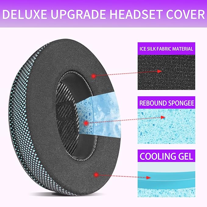 Ice Gel Headphones Replacement Ear Pads - Image 2