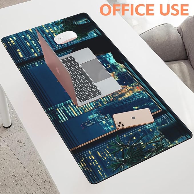 Mouse Pad Large Black Cat Non-Slip Gaming Desk Mat - Image 5