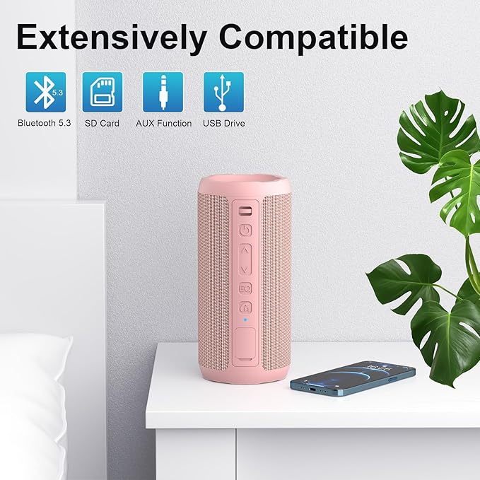 Ortizan Wireless Portable Bluetooth Speaker, IPX7 Waterproof, Dustproof and - Image 6