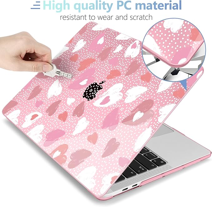 MEEgoodo Case for MacBook Pro 13 inch Case 2022 2021 2020 New A2338 M2/M1 A2251 - Image 3
