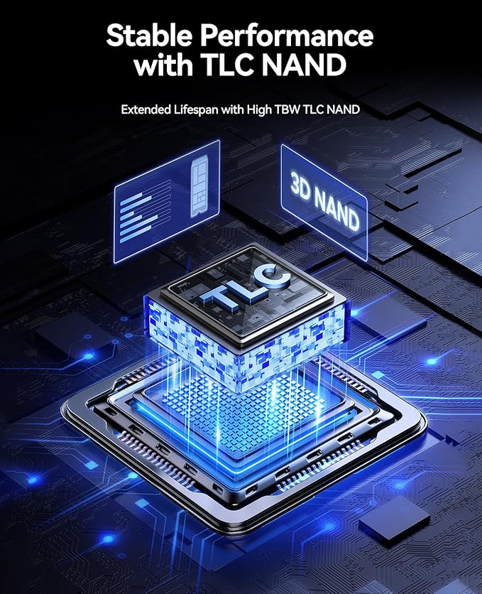 ORICO OS5 4TB M.2 SSD for PS5 Storage Expansion, M.2 PCIe 4.0 NVMe Gaming SSD - Image 6