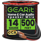 GEARit Speaker Wire 14 Gauge, Speaker Cable 500ft by GEARit
