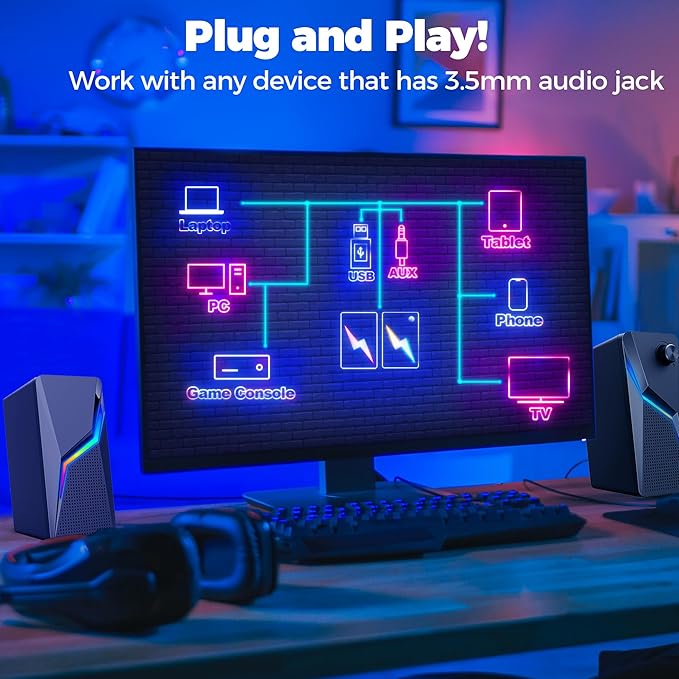 ROSON Computer Speakers, PC Gaming Speakers - Image 5