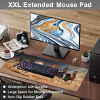 Mouse Pad, Large Running Horse Herd Desk Mat, Extended Non-Slip Gaming Keyboard - Image 6