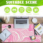 Desk Pad, Flow Liquid Waves Large Gaming Mouse Pad - Image 3