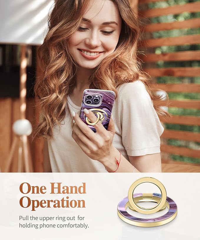 GVIEWIN Magnetic Phone Ring Holder, Compatible - Image 6