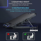 TopMate C5 12-15.6 inch Gaming Laptop Cooler Cooling Pad | 5 Quiet Fans and LCD - Image 2