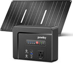 Powkey Solar Powered Generator 100W Rated, 97Wh Portable Power Station by POWKEY
