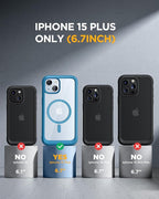 Miracase Magnetic for iPhone 15 Plus Case 6.7'' Full-Body Military Drop Proof - Image 2