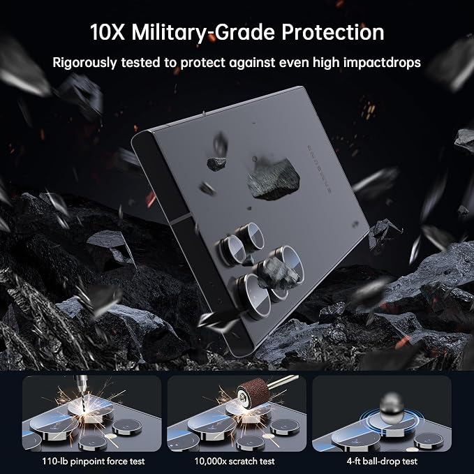 For Samsung Galaxy S25 Ultra Camera Lens Protector, Individual Lens Protector - Image 4