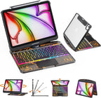 GUSGU Transparent Case with Wireless Keyboard only by GUSGU