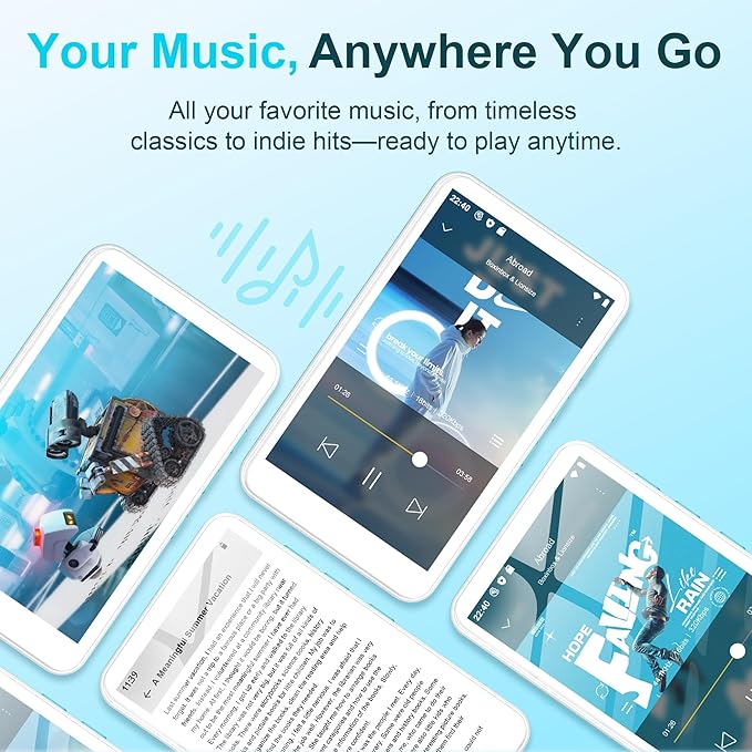 SWOFY 160GB MP3 Player with Bluetooth and WiFi – D08 Music Player with Spotify - Image 9