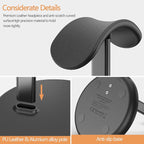 Headphone Stand with Wireless Charger, Gaming Headset Holder Hanger Rack 2 IN 1 - Image 2
