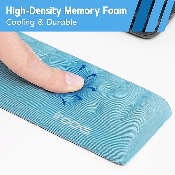 i-Rocks Memory Foam Keyboard Wrist Rest - Image 5