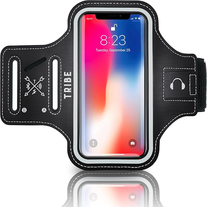 TRIBE Water Resistant Cell Phone Armband Case Running Holder by Tribe