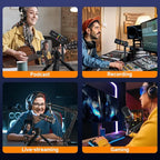 COMICA EJoy D10 USB Gaming Microphone – RGB Dynamic Mic - Image 7