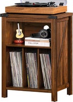 Record Player Stand with Vinyl Record Storage Holds up to 160 Albums, Large by Joaxswe