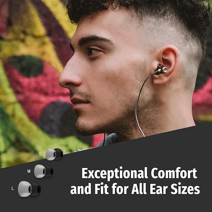 Symphonized Wired Earbuds with Microphone – 90% Noise Cancelling Ear buds with - Image 3