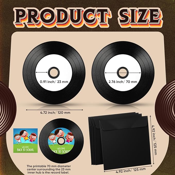 25 Pcs Recordable Blank Media Discs 700MB 80 Minutes 52X - Image 3