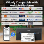 Nelko Bluetooth Thermal Shipping Label Printer, Wireless 4x6 Shipping Label - Image 4