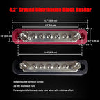 2 x #10 Studs Power Distribution Block - Image 3