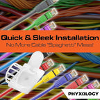 Pro-Grade, Adhesive-Backed Cable Straps 50 Pack. High-Strength - Image 6
