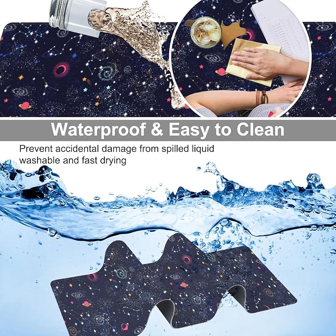 Space Galaxy Constellation Desk Mat, Large Milky Way Galaxy Space Gaming - Image 4