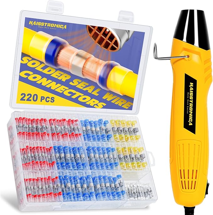 haisstronica 220 PCS Solder Seal Wire Connectors by HAISSTRONICA