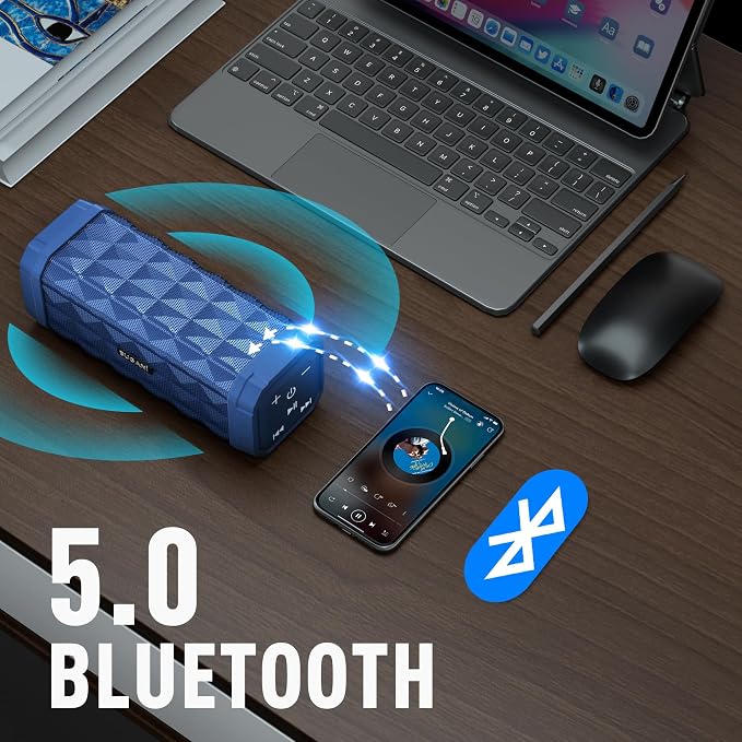 BUGANI Bluetooth Speakers Portable Bluetooth Speaker, 100ft Wireless Range - Image 4