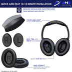 Replacement QC35 / QC35 ii earpads and QC35 Headband / QC35 ii Headband V3 pad - Image 7
