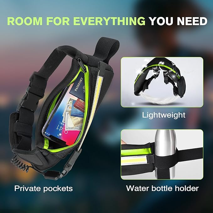 Running Light, 1000Lumens Running Belt Running Gear - Image 3