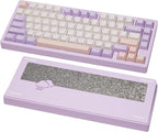 KEEBMONKEY WOBKEY Rainy 75 CNC Aluminum HMX/JWK/Cocoa Switches Triple-Mode by KEEBMONKEY