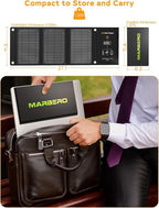 MARBERO 21W Portable Solar Panel Foldable Solar Panel Charger IP65 Waterproof - Image 6