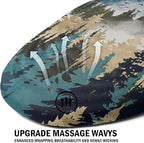 Ergonomic Mouse Pad with Wrist Rest Support, Memory Foam & PU, Forest Sunrise - Image 2