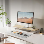 Fenge Monitor Stand Riser, 31.5 Inch Desk Top Shelf - Image 9