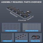 120mmx5 600mm Adjustable Computer PC Vent Fans 3V-12V Speed Controller - Image 4